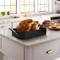 Gibson Home® Greyfield 2-Piece Nonstick Steel Roasting Rack Set with Riveted Handles